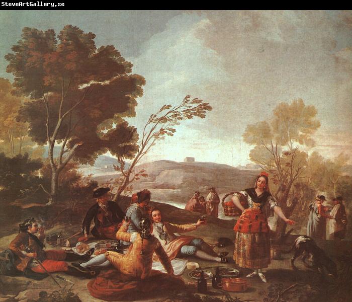 Francisco de Goya Picnic on the Banks of the Manzanares